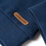 Indigókék gyerekpulóver 104