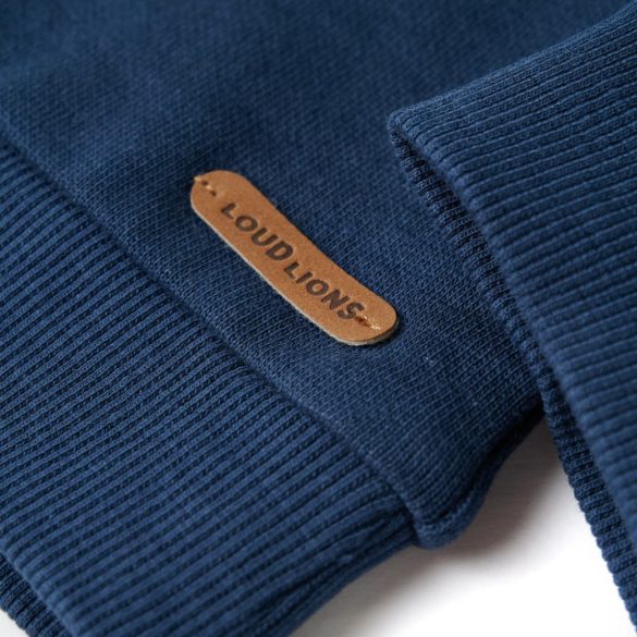 Indigókék gyerekpulóver 104