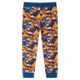 Konyak színű hosszú ujjú gyerekpizsama 92