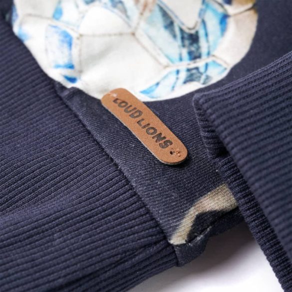 Tengerészkék gyerekpulóver 92