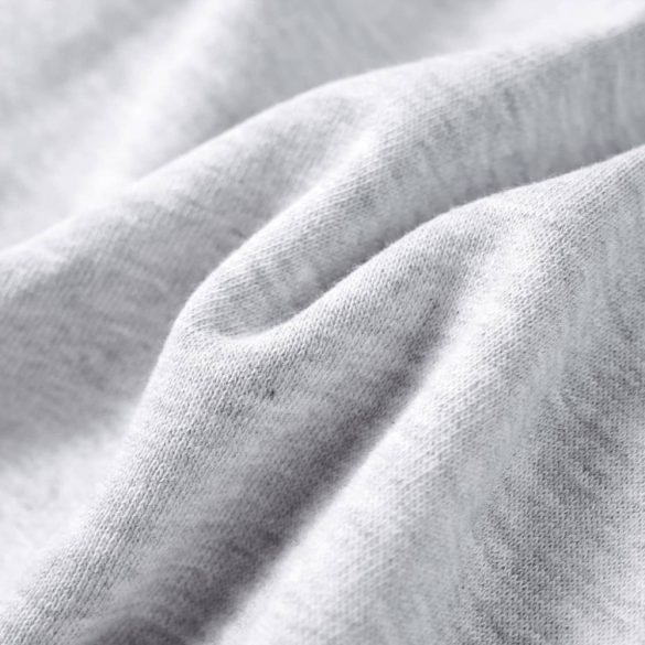 Szürke melange és narancs kapucnis gyerekpulóver 92