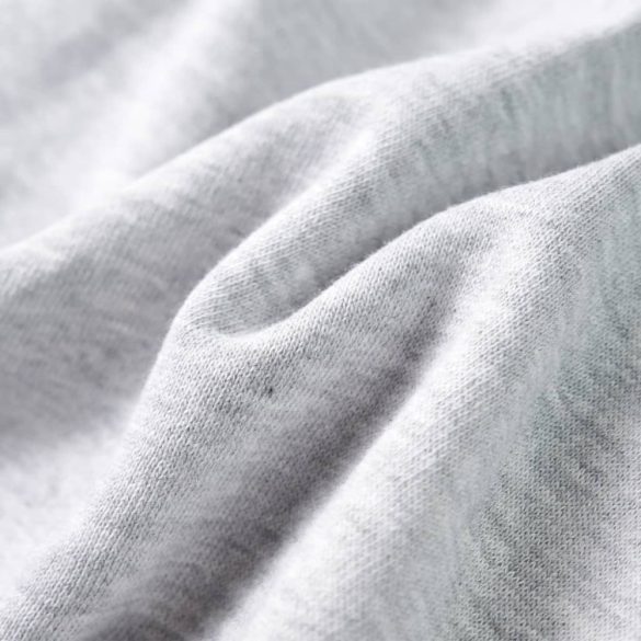 Szürke melange és narancs kapucnis gyerekpulóver 104