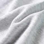 Szürke melange és narancs kapucnis gyerekpulóver 116