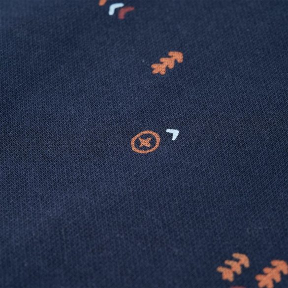 Tengerészkék melange gyerekpulóver 104