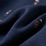 Tengerészkék melange gyerekpulóver 116