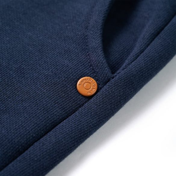 Tengerészkék melange gyerek melegítőnadrág 116