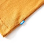 Sötét okker hosszú ujjú gyerekpóló 104