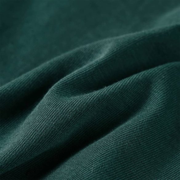 Sötétzöld hosszú ujjú gyerekpóló 116