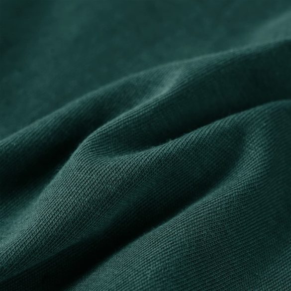 Sötétzöld hosszú ujjú gyerekpóló 128