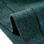 Sötétzöld melange gyerekpulóver 104