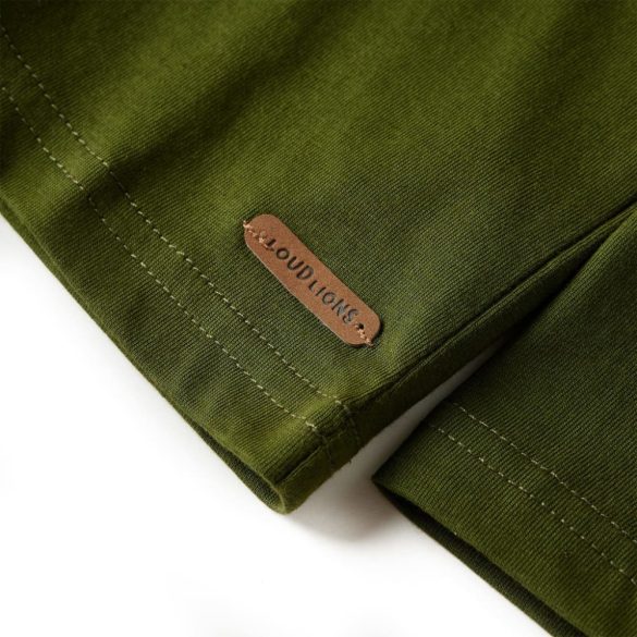 Sötét keki hosszú ujjú gyerekpóló 128