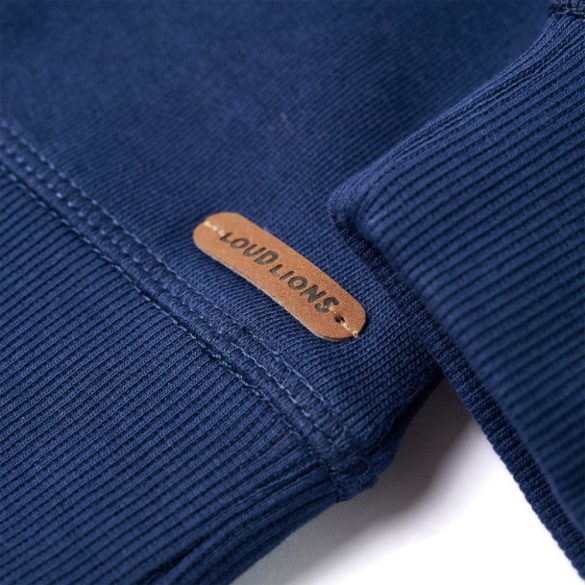 Tengerészkék gyerekpulóver 116