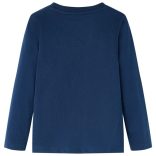 Tengerészkék hosszú ujjú gyerekpóló 116