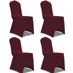 4 db bordó nyújtható székszoknya