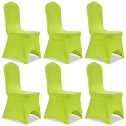 6 db zöld nyújtható székszoknya