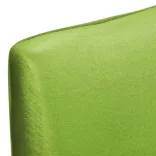 6 db zöld szabott nyújtható székszoknya