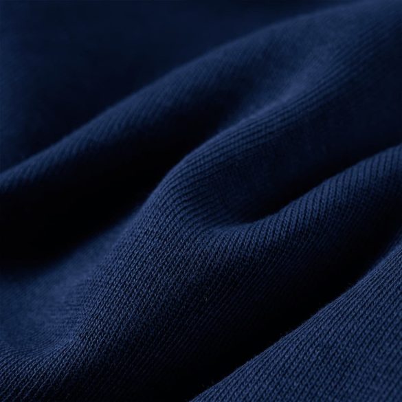 Tengerészkék kapucnis gyerekpulóver 92