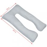 szürke kismamapárna 90 x 145 cm