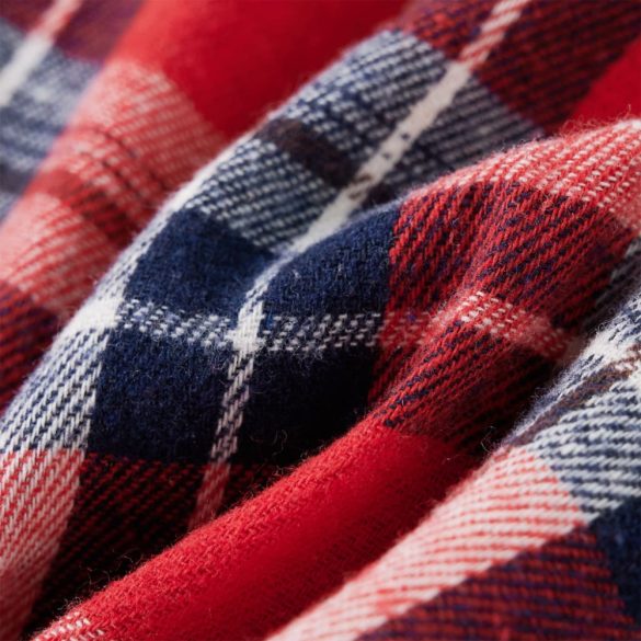 Piros és tengerészkék kockás gyereking 104