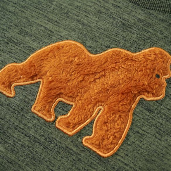 Keki melange hosszú ujjú gyerekpóló 116