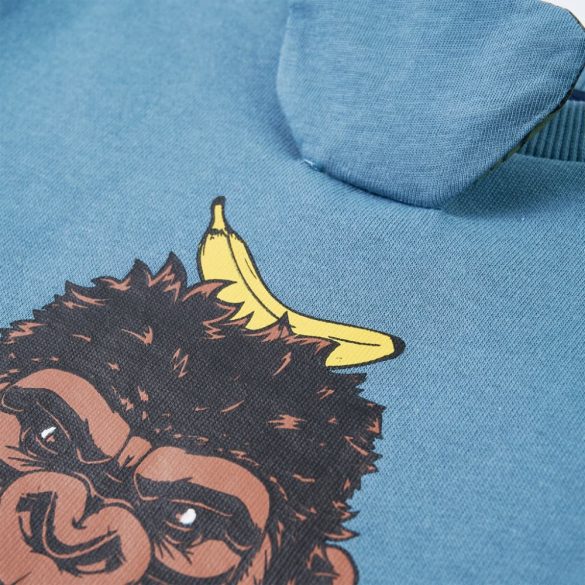 Középkék gyerekpulóver 128