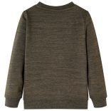 Sötét keki melange gyerekpulóver 104