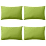 4 db almazöld kültéri párna 60 x 40 cm