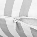 2 db tengerészkék csíkos kültéri párna 60 x 40 cm