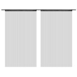 2 db fekete zsinórfüggöny 140 x 250 cm
