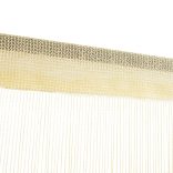 2 db krémszínű zsinórfüggöny 100 x 250 cm