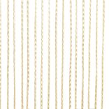 2 db krémszínű zsinórfüggöny 100 x 250 cm