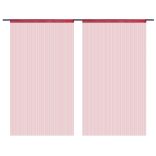 2 db burgundi vörös zsinórfüggöny 140 x 250 cm