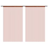 2 db barna zsinórfüggöny 100 x 250 cm