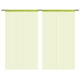 2 db zöld zsinórfüggöny 100 x 250 cm