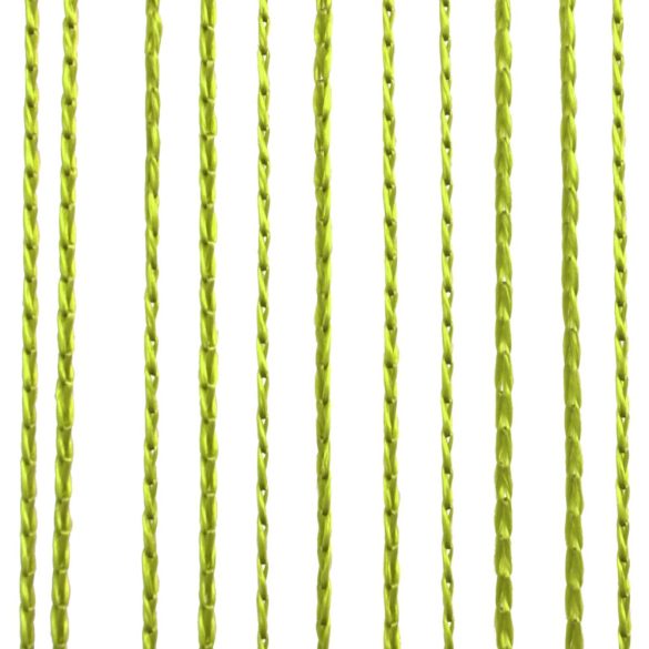 2 db zöld zsinórfüggöny 100 x 250 cm