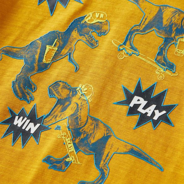 Okker hosszú ujjú gyerekpóló 116