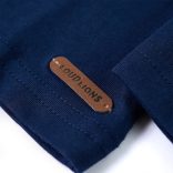 Tengerészkék hosszú ujjú gyerekpóló 116