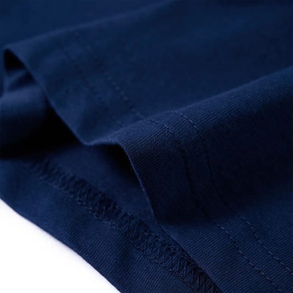 Tengerészkék hosszú ujjú gyerekpóló 128