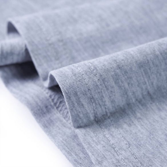 Szürke melange hosszú ujjú gyerekpóló 104