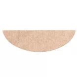 15 db öntapadós lépcsőszőnyeg 56 x 17 x 3 cm világosbarna félkör alakú