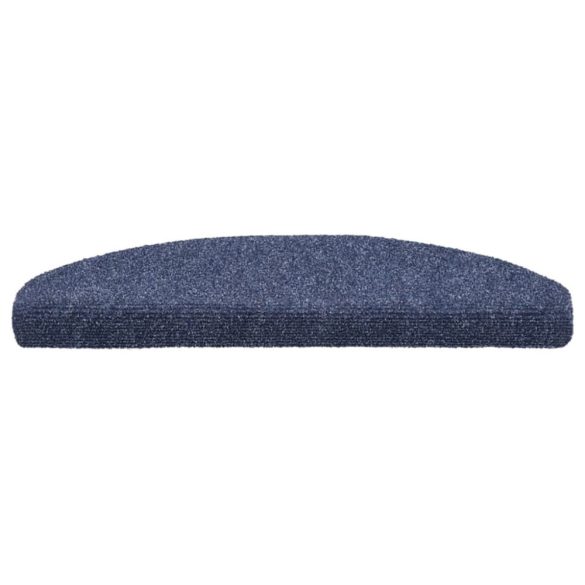 15 db öntapadós lépcsőszőnyeg, kék, nagy félkör, 65 x 21 x 4 cm