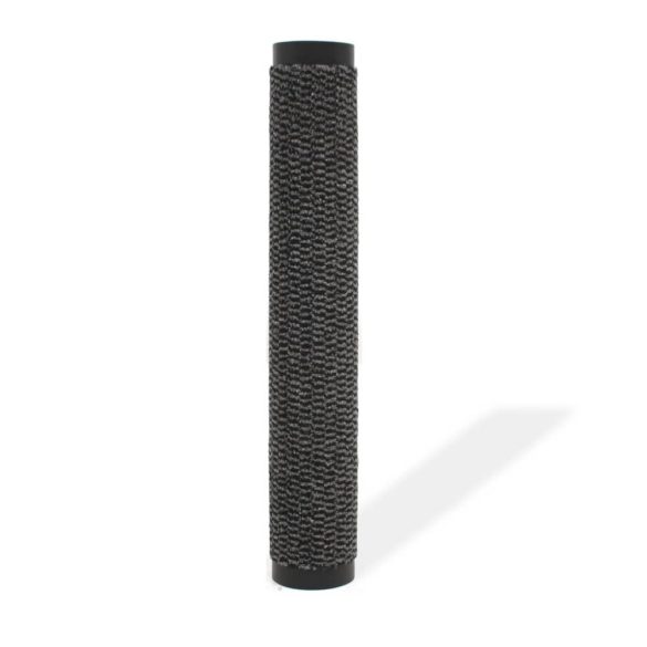 antracitszürke négyszögletes szennyfogó szőnyeg 60 x 90 cm