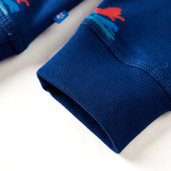 Sötétkék gyerekpulóver 104