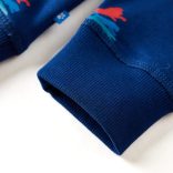 Sötétkék gyerekpulóver 140