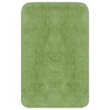 2 részes zöld szövet fürdőszobaszőnyeg-garnitúra