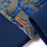 Khaki gyerekpulóver 104