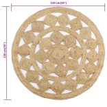 kézzel font jutaszőnyeg 150 cm