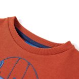 Világos rozsda színű gyerekpulóver 104