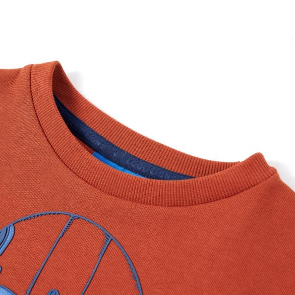 Világos rozsda színű gyerekpulóver 104