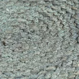 4 db sima olívazöld kerek jutaalátét 38 cm